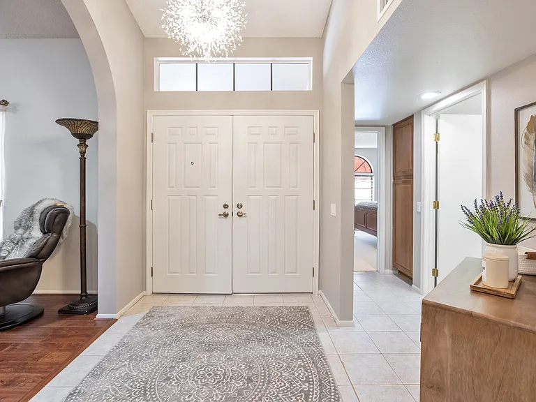 Grand Foyer leads to the secondary bedroom and bathroom