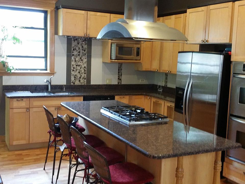 Kitchen with Island and Dual Convection Ovens
