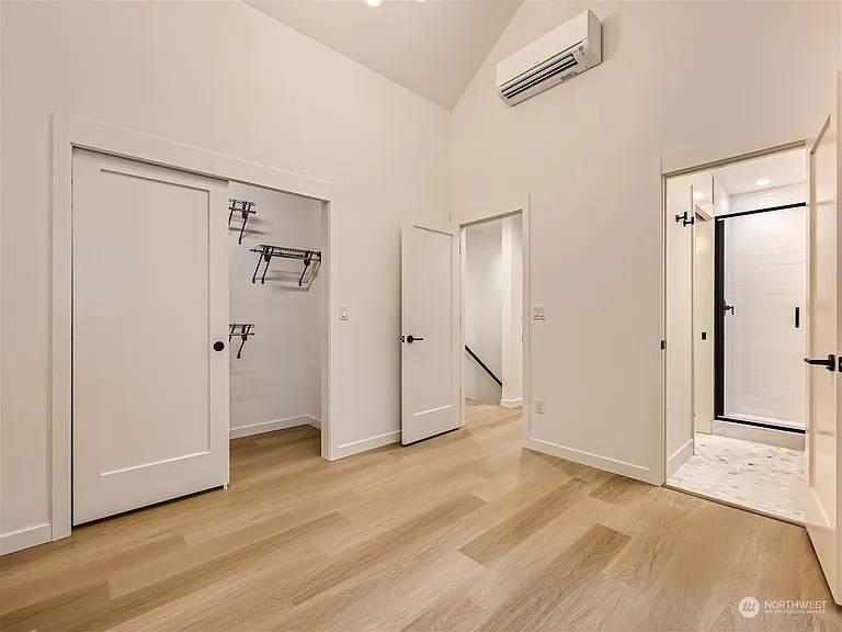 Upstairs master closet.