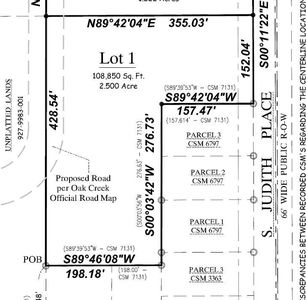 Lt1 S JUDITH PLACE, Oak Creek, WI, 53154