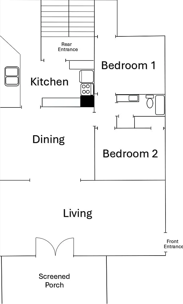 2 bed, 1000 sqft, $900 — Photo 4