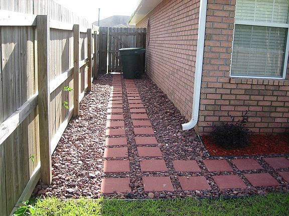 Footpath to back of house