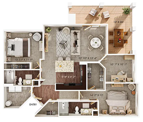 Floor plan Marbella