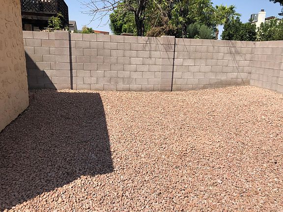 gravel/low maintenance back yard