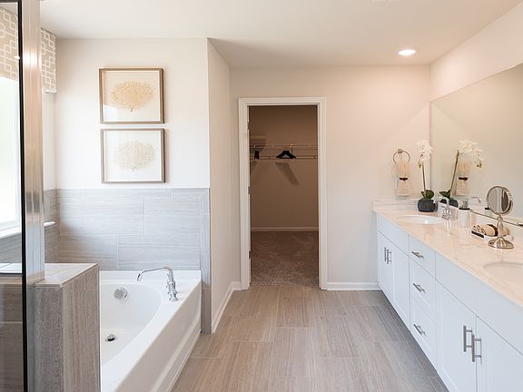 Taylorsville floorplan modeled at Union Grove in Braselton, GA.