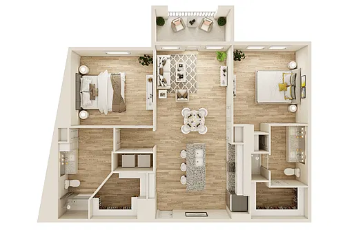Floor plan B1 1-S