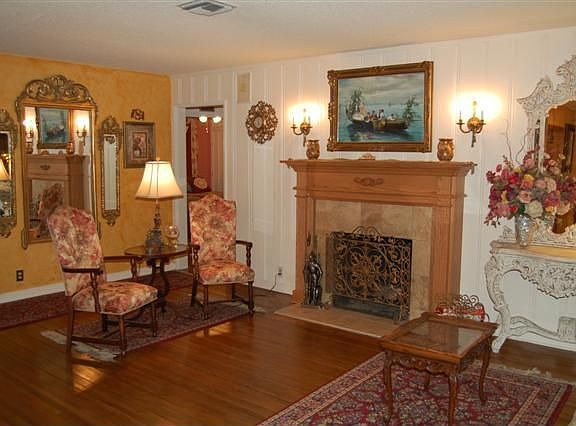 Living Room with Cozy Fireplace