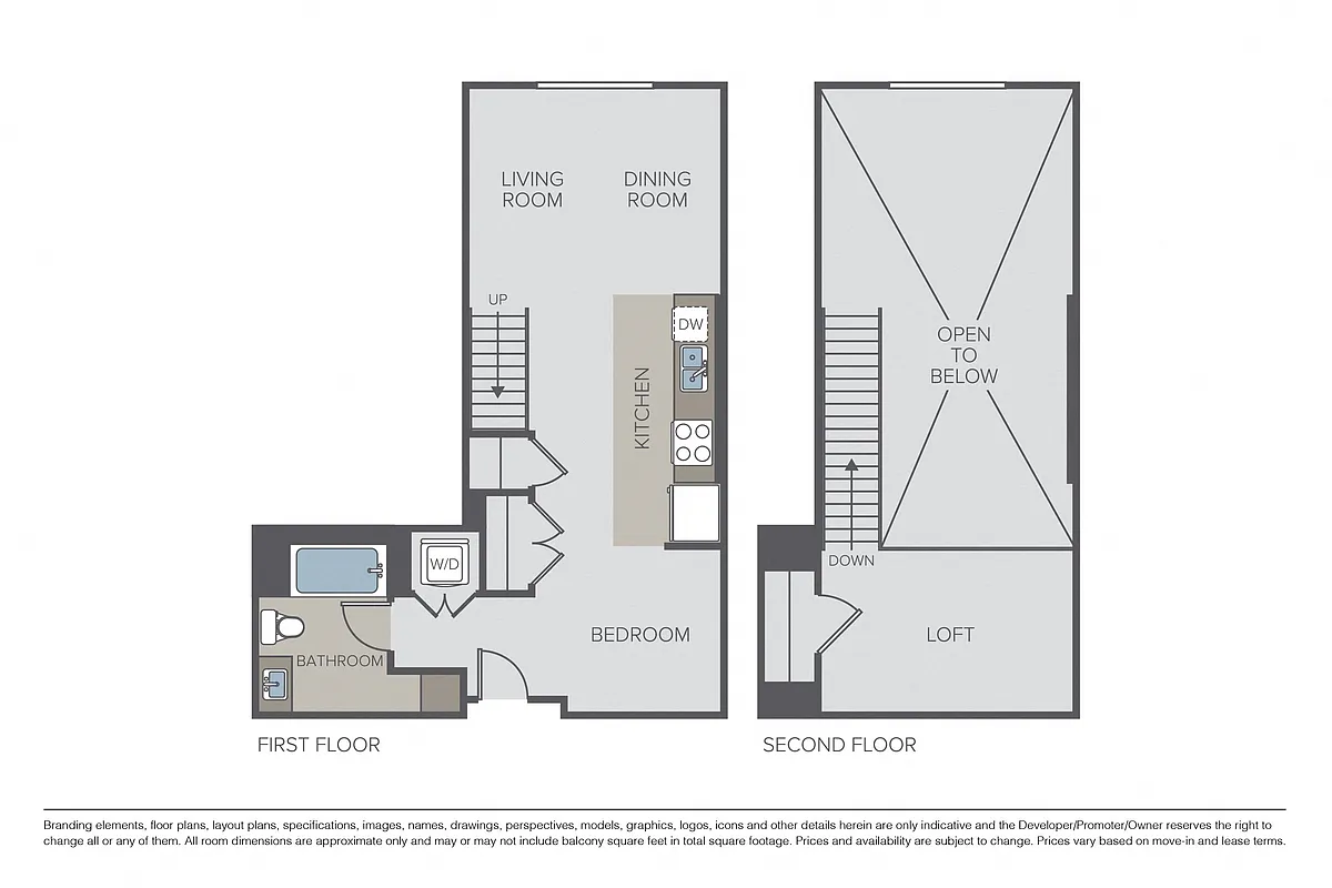 Floor plan Vine Loft