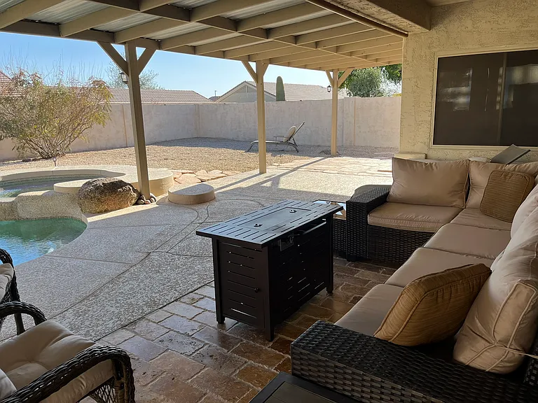 Backyard Pool w/ +50 Foot Pergola