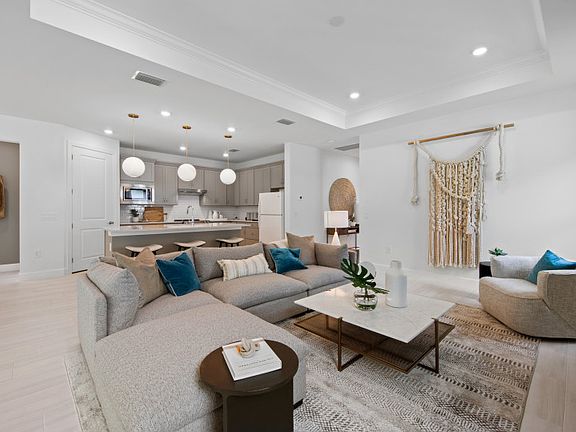 Model Representation Open concept living spaces