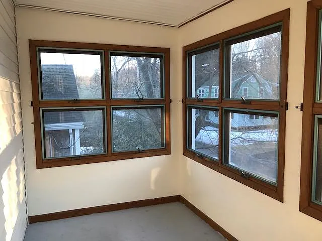 Private front porch.