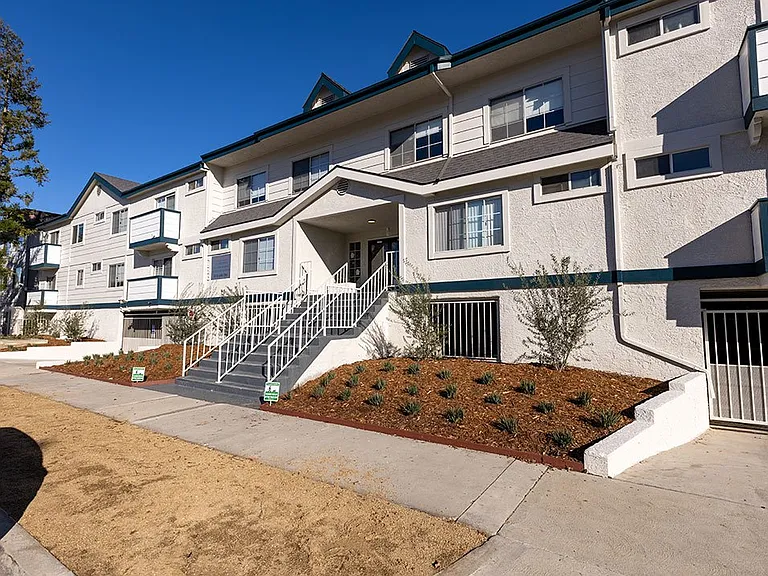 Street view of Tilden Oaks Apartments.