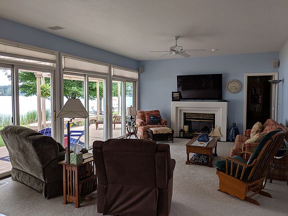 1 of 2 gas fireplaces