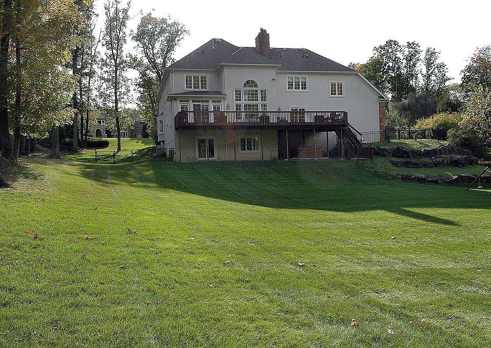 Rear view of house