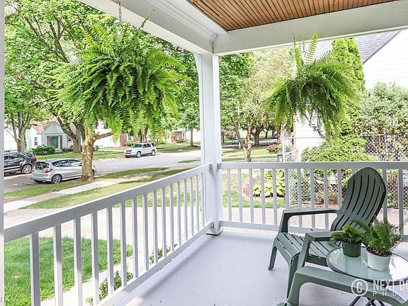 front porch looking at street
