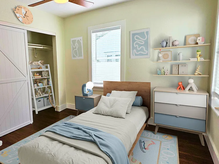 2nd Bedroom - Virtually Staged