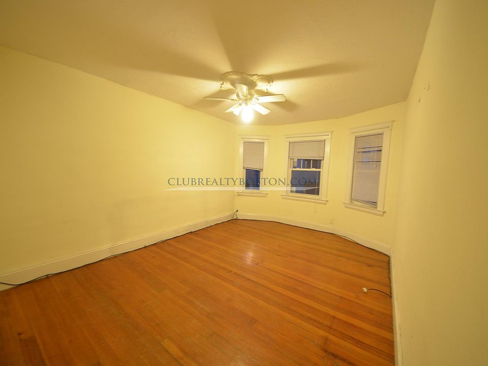 living room with bay windows
