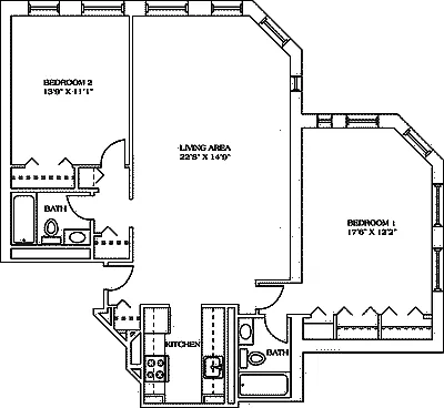 Floor plan The Cambridge