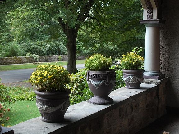 view from front porch