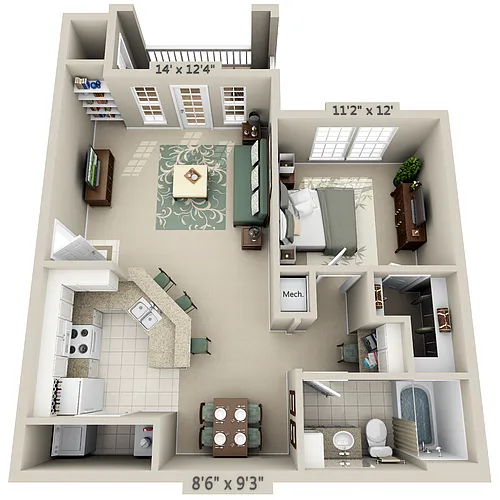 Floor plan Keystone