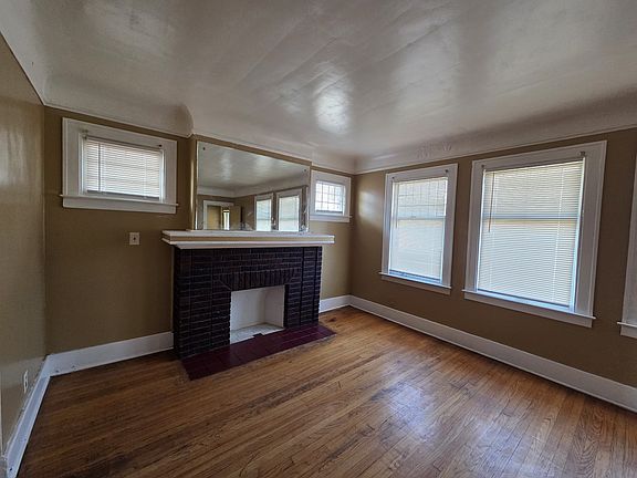 Angle shot of the Fireplace