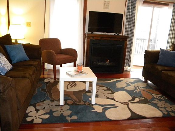 view from the bedroom with french doors open