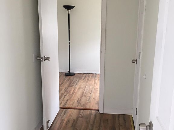 Hallway to downstairs bedroom