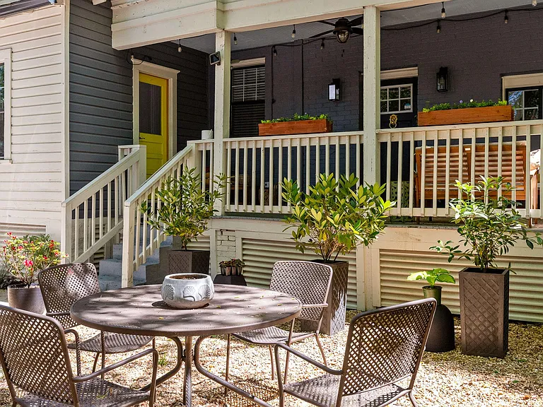 Spacious grilling area off the front patio
