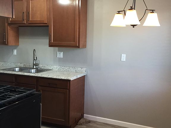 small dining room to the right / galley kitchen to the left