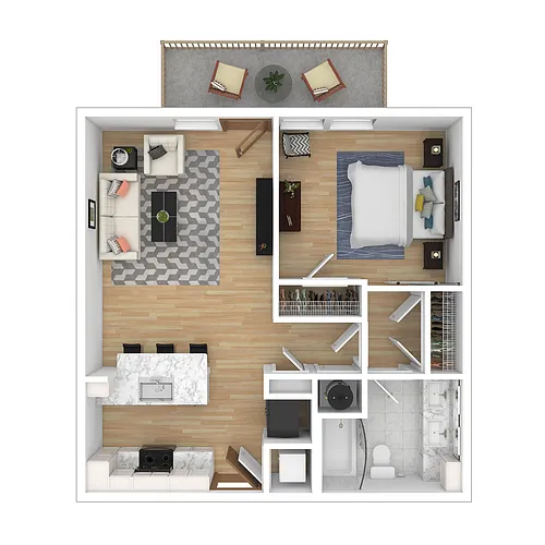 Floor plan Bartow- Third Floor (A1M3F)