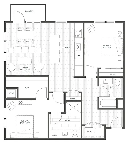 Floor plan B2