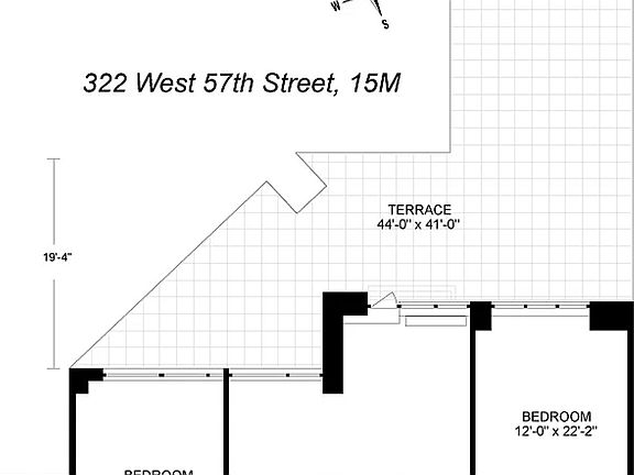 2nd image of 322 W 57th St APT 15M