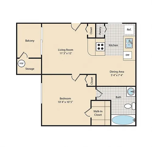 Floor plan A1 Premier