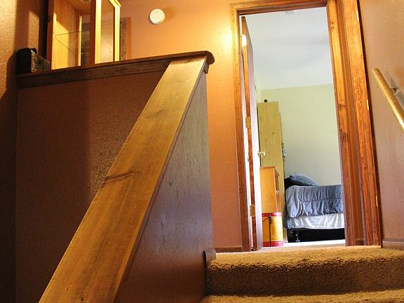 Upper level stairs
