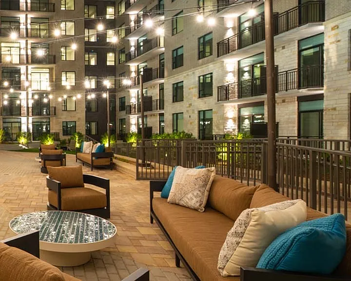 Courtyard in Evening