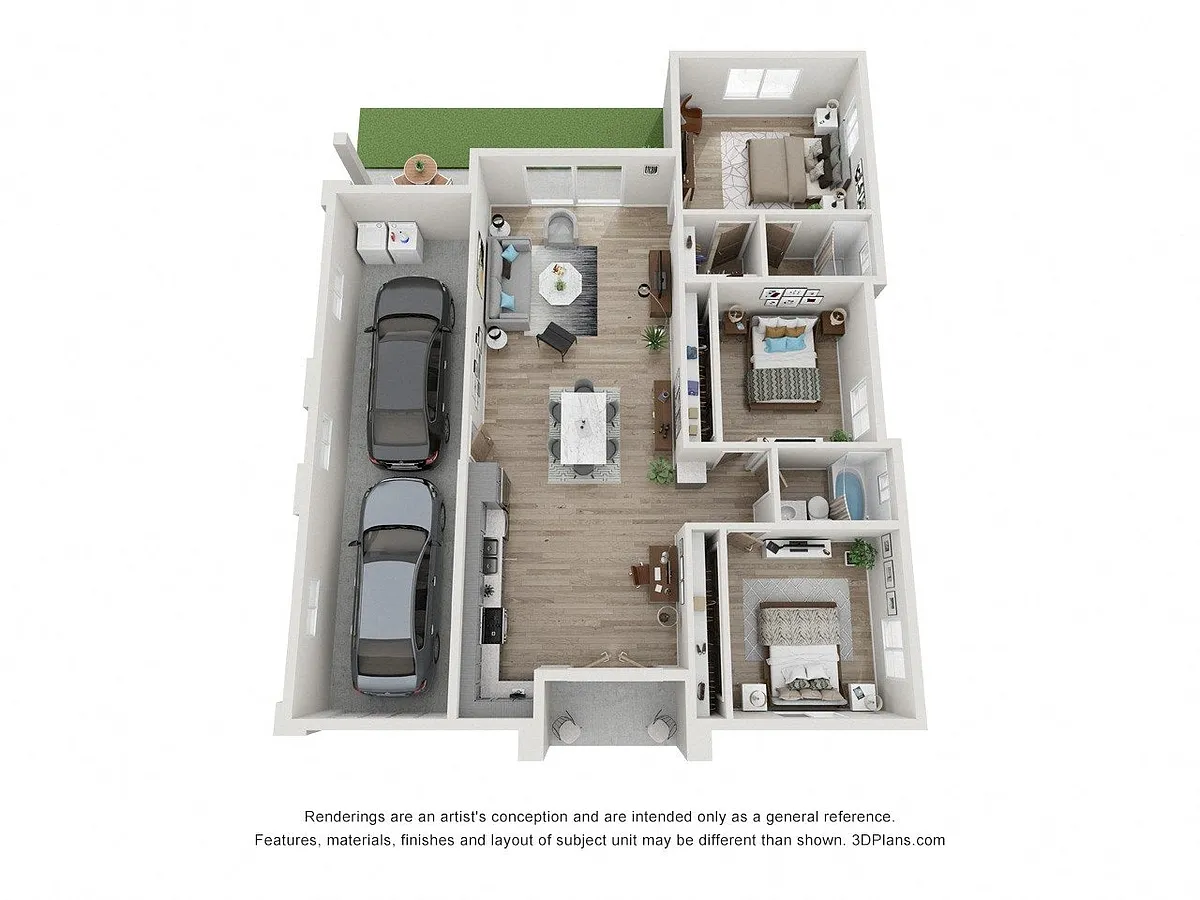 Floor plan Villa B