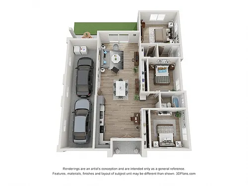 Floor plan Villa B