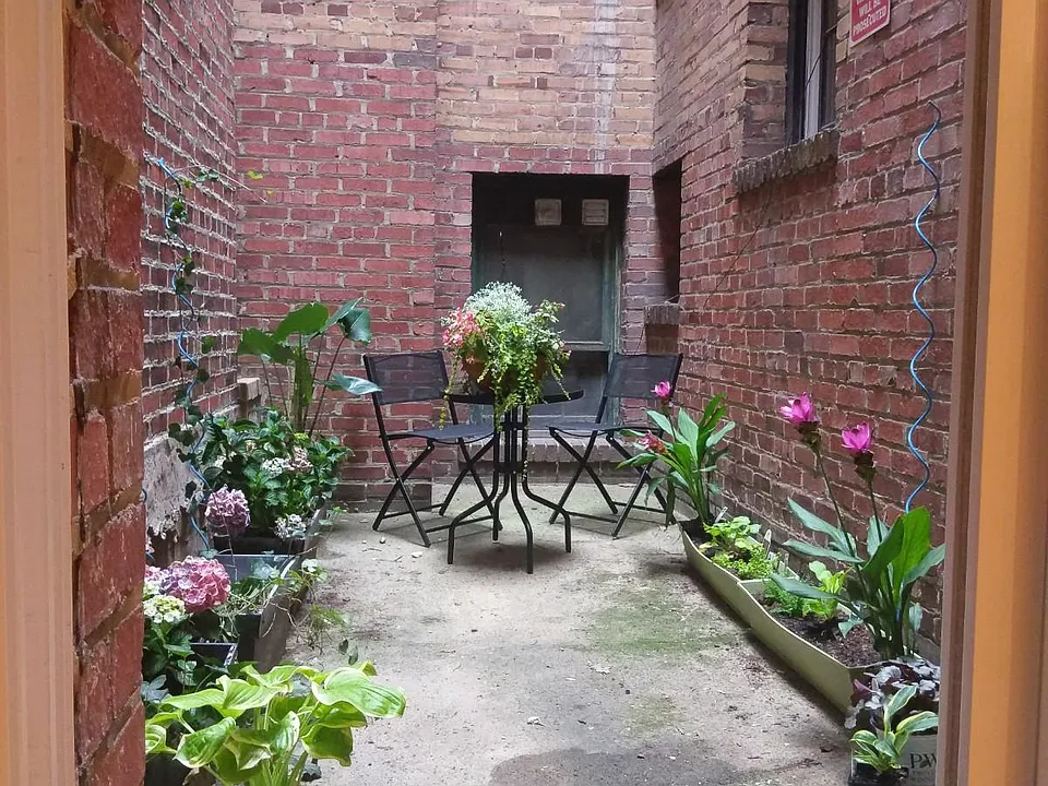 Secret garden patio