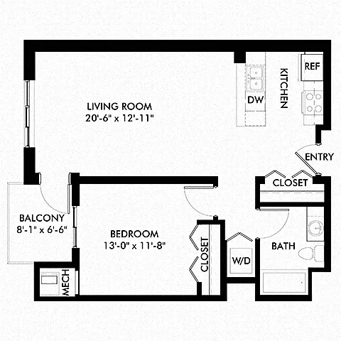 Floor plan Tower - Itasca