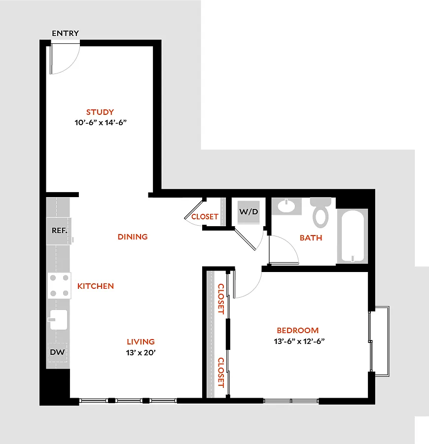 Floor plan Plan 1M