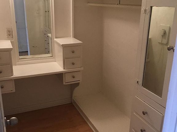 walk in closet just to right in front door