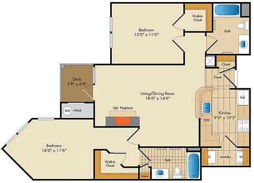 Floor plan Bloomsbury