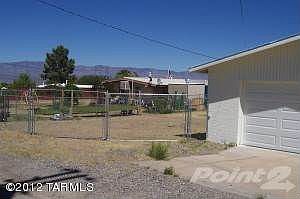 Backyard double gate.