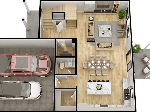 The Evergreen 3D Image-1st Floor