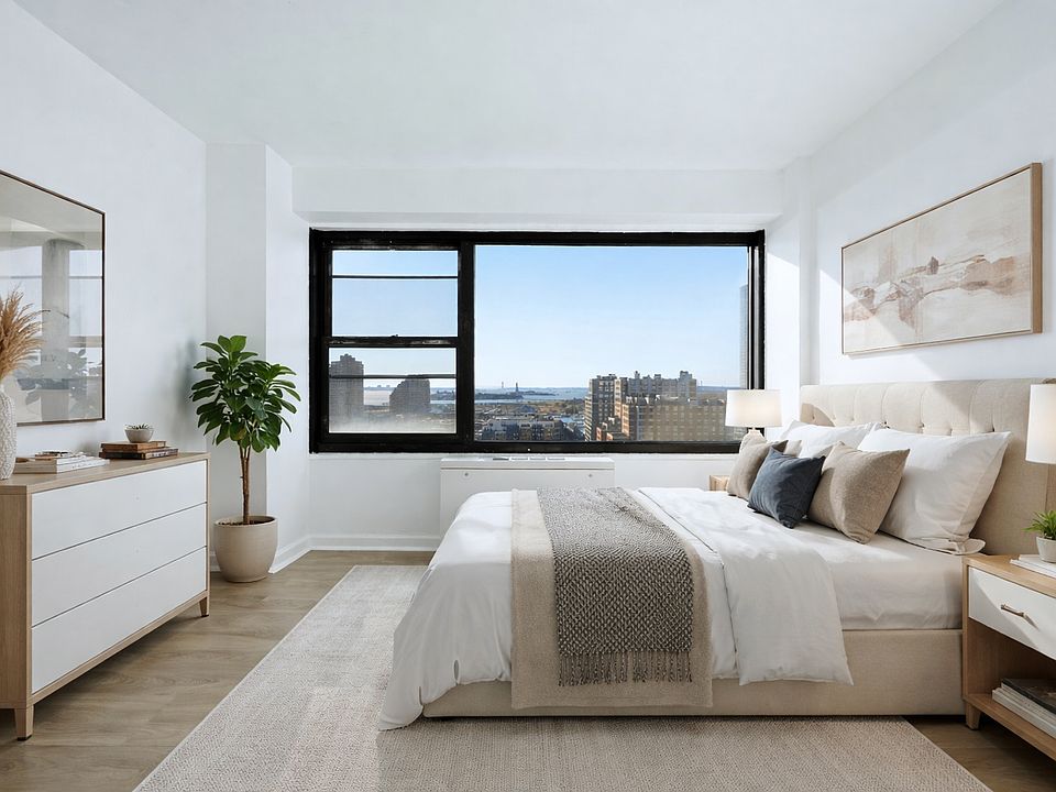 Bedroom virtually staged