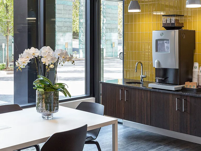 Recharge at the coffee bar in the Coffee Bar Cafe