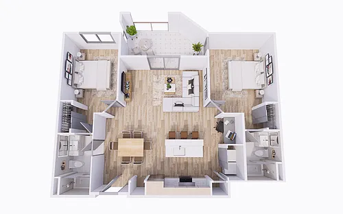 Floor plan 2 Bedroom