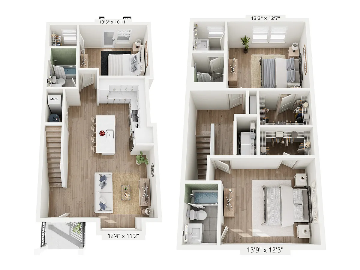 Floor plan TH4