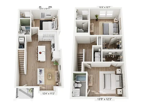 Floor plan TH4