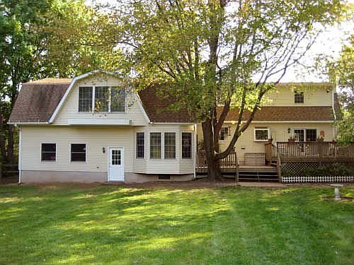 Back of the house from backyard